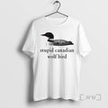 Officials Stupid Canadian Wolf Bird Hockey T-Shirts, Hoodie, Sweatshirt | InkRitualCo.com