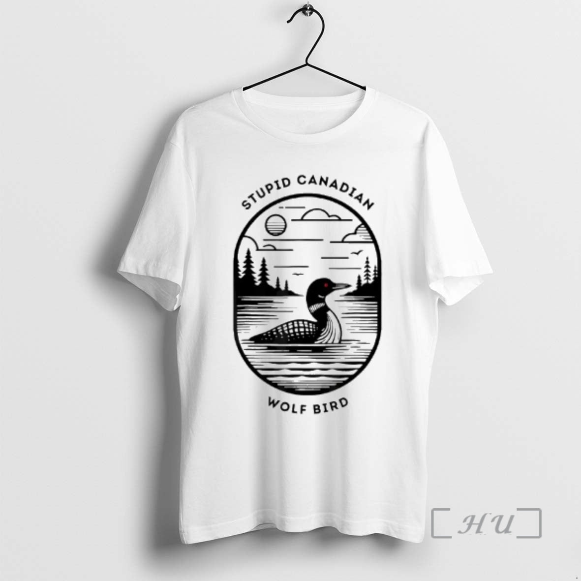 Officials Stupid Canadian Wolf Bird Hockey Romance Lgbt Vintage T-Shirts, Hoodie, Sweatshirt | InkRitualCo.com