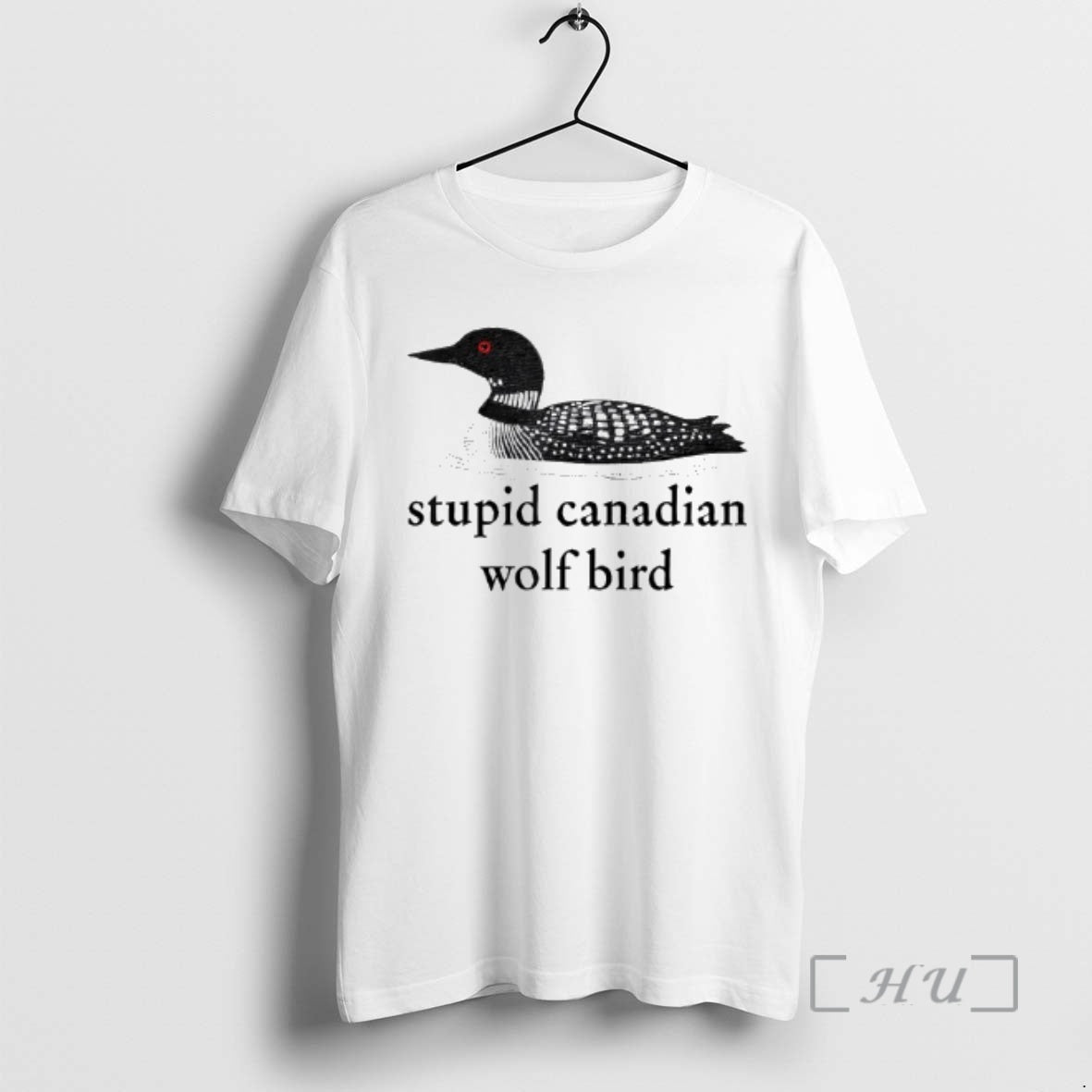 Officials Stupid Canadian Wolf Bird Hockey Romance For Hockey Fan T-Shirts, Hoodie, Sweatshirt | InkRitualCo.com