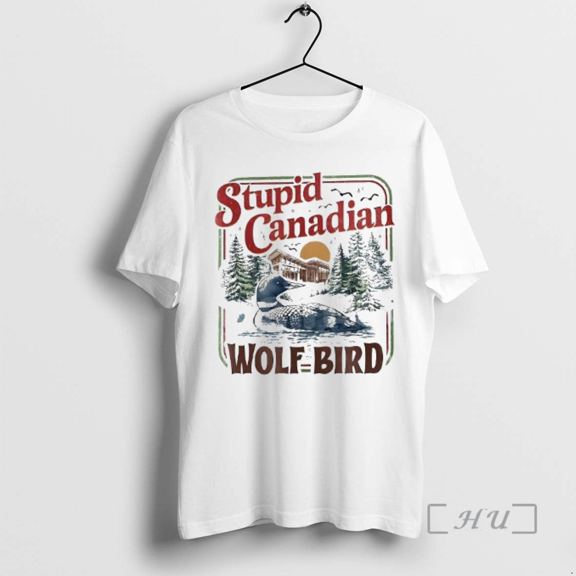 Officials Stupid Canadian Wolf Bird Heated Rivalry Hockey Romance Woman T-Shirts, Hoodie, Sweatshirt | InkRitualCo.com