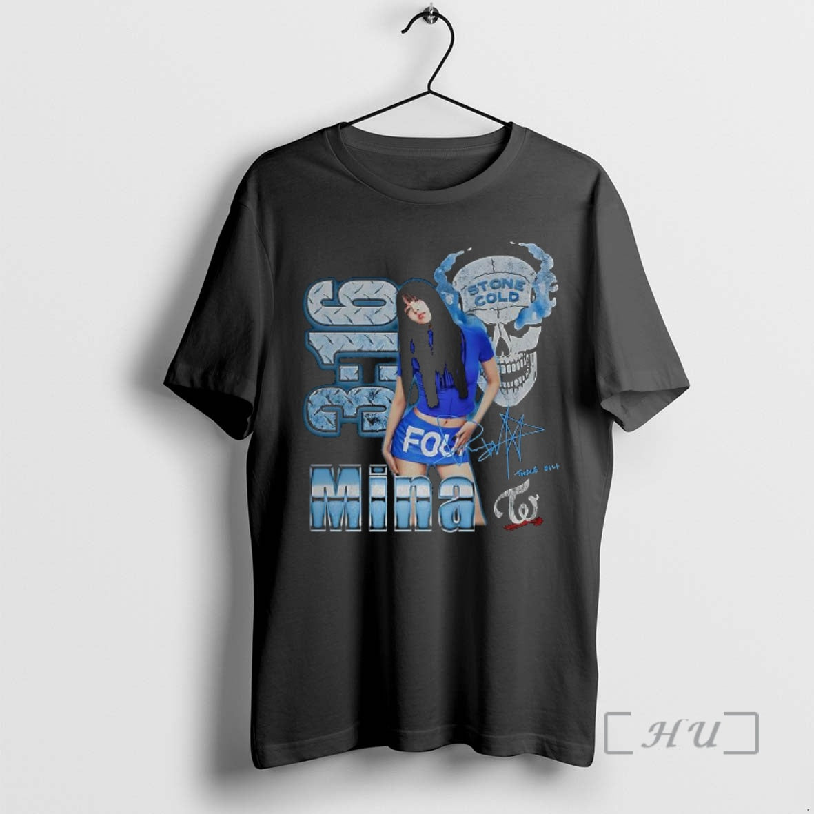 Officials Twice Mina Stone Cold Skull Burning 3 16 Signature T-Shirts, Hoodie, Sweatshirt | InkRitualCo.com
