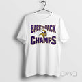 Officials Tarboro Vikings 5a State Champions 2025 Back To Back T-Shirts, Hoodie, Sweatshirt | InkRitualCo.com