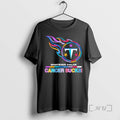 Officials Tennessee Titans Football Whatever Color Cancer Sucks Logo Colors T-Shirts, Hoodie, Sweatshirt | InkRitualCo.com