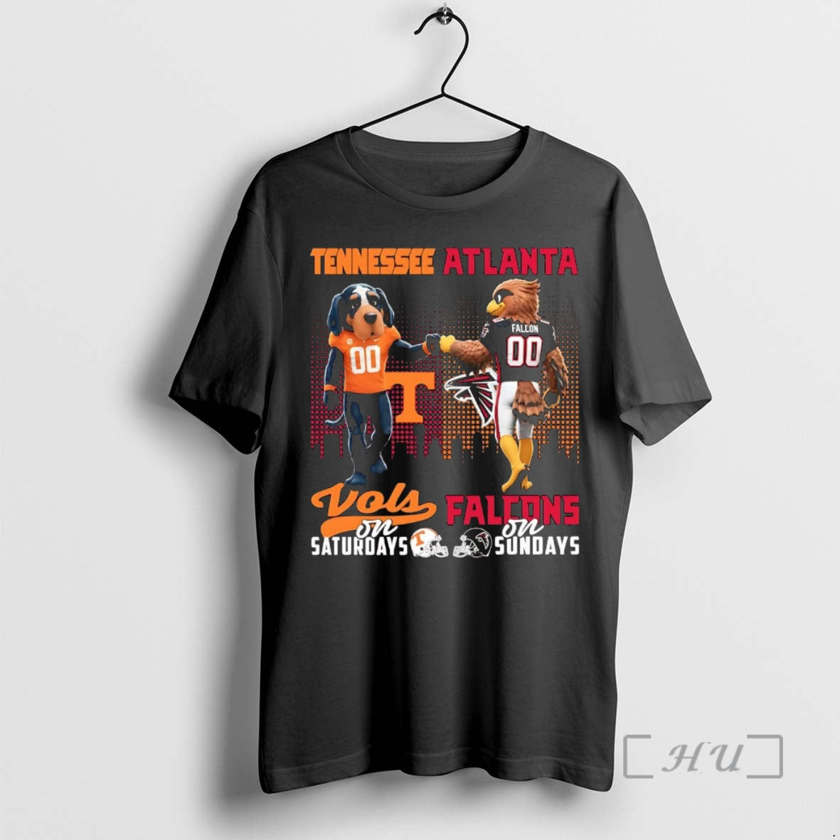 Officials Tennessee Volunteers On Saturdays Atlanta Falcons On Sundays Mascot T-Shirts, Hoodie, Sweatshirt | InkRitualCo.com