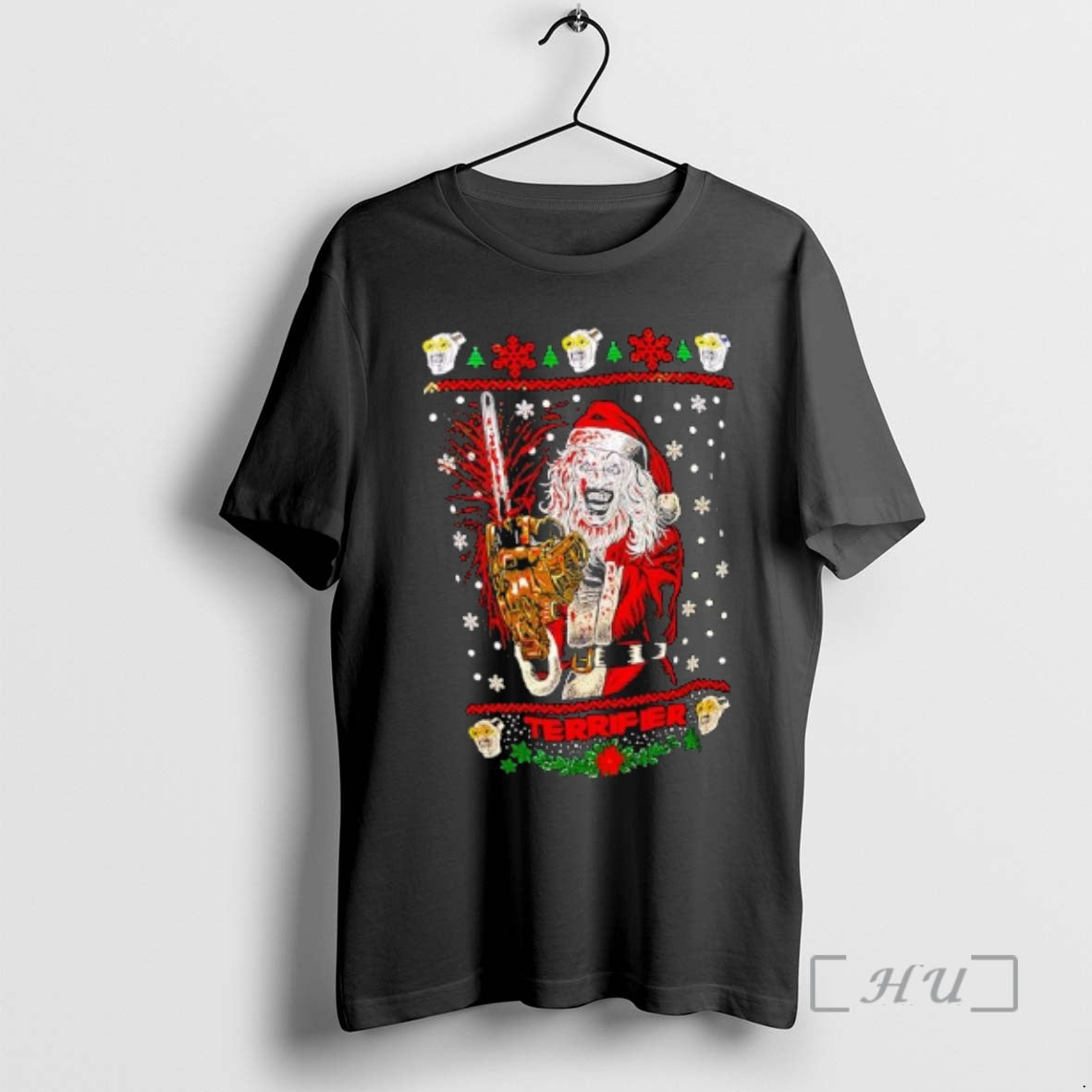 Officials Terrifier Christmas Santa Graphic T-Shirts, Hoodie, Sweatshirt | InkRitualCo.com