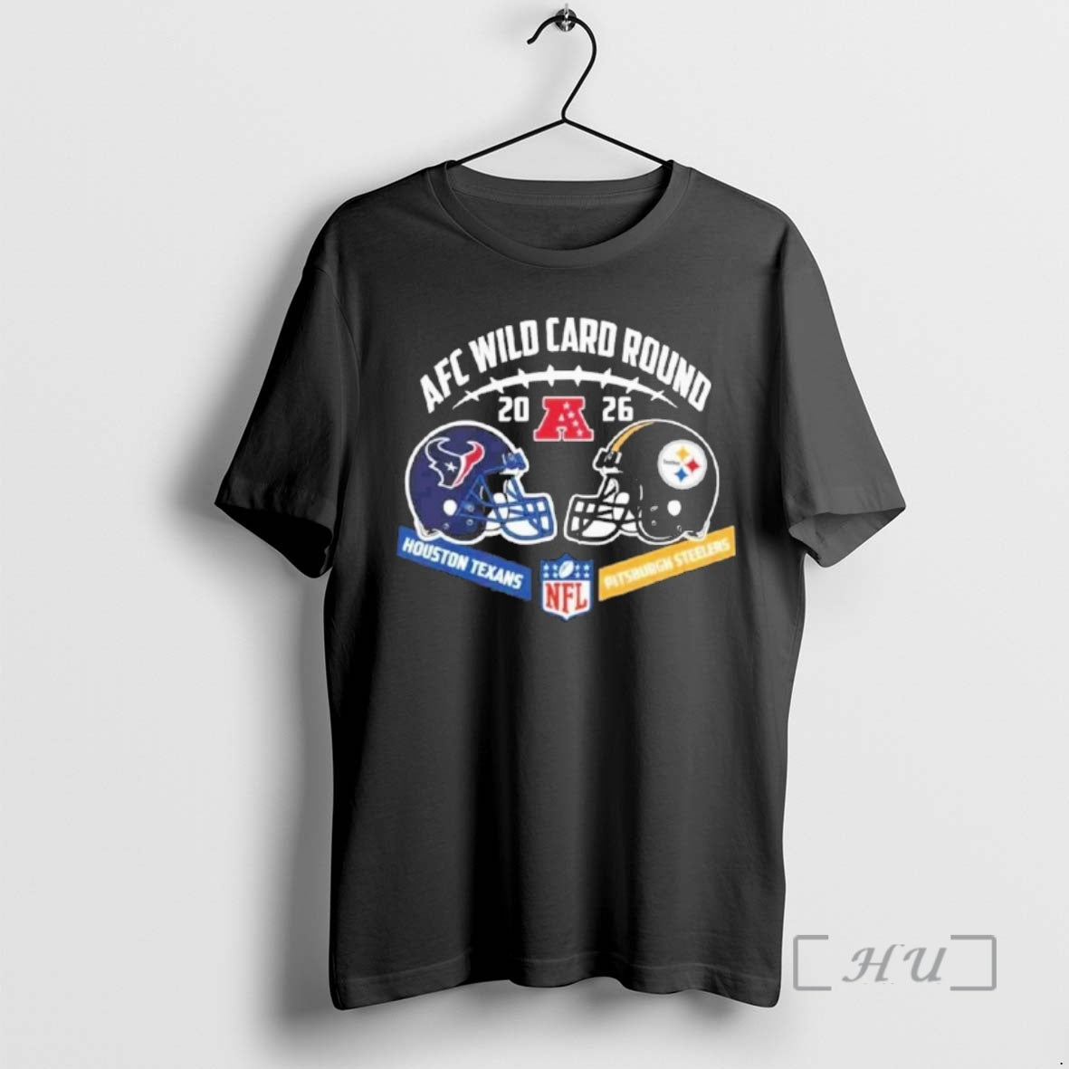 Officials Texans Vs Steelers Afc Wild Card Round Helmet Matchup T-Shirts, Hoodie, Sweatshirt | InkRitualCo.com