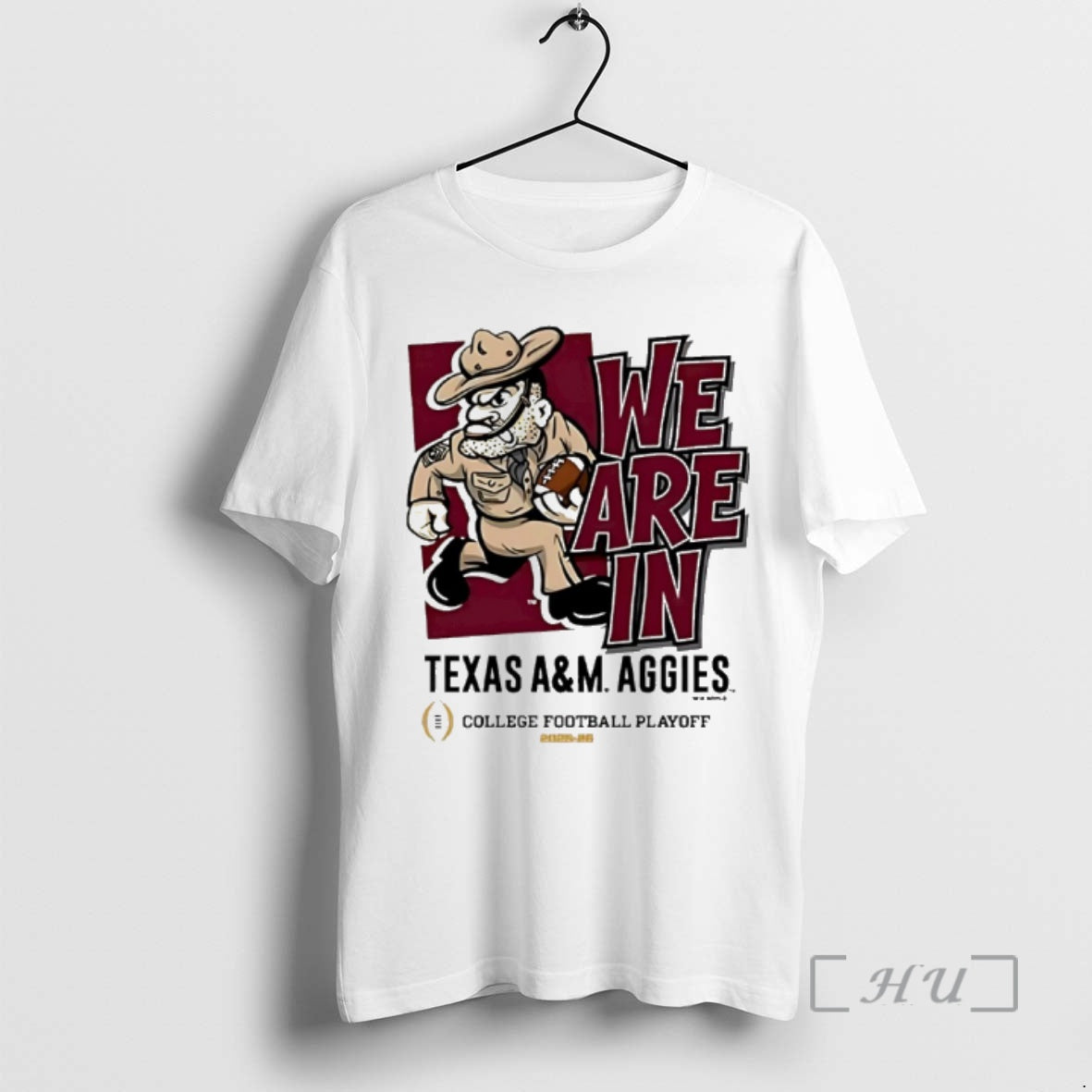 Officials Texas Am Aggies 2025 Cfp Bound We Are In Mascot Premium T Shirts Sweater Hoodie, Sweatshirt | InkRitualCo.com