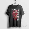 Officials Texas Am Aggies Football Battle Shattered Usa Flag Rip Design Premium T Shirts Sweater Hoodie, Sweatshirt