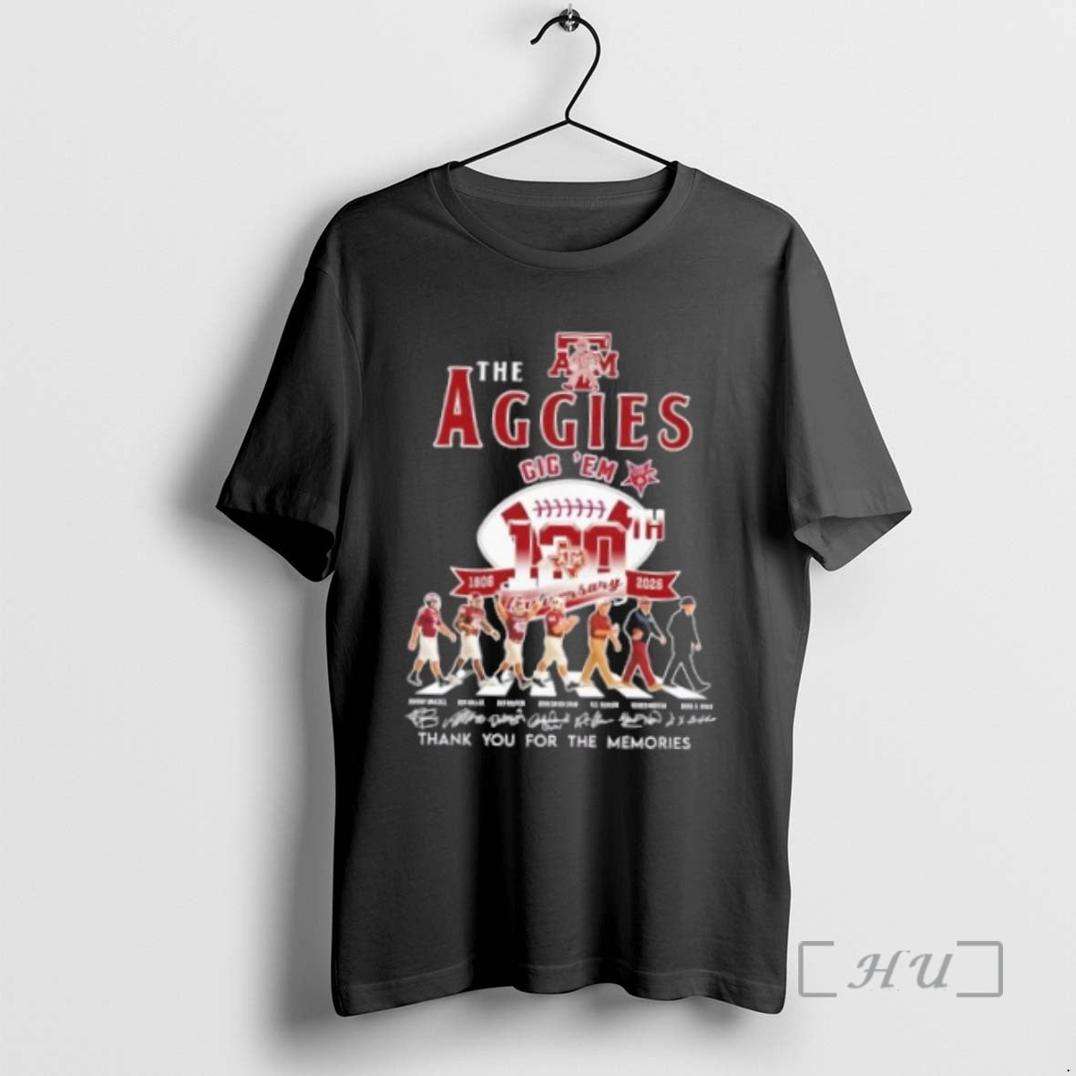 Officials Texas Am Aggies Gig Em 120 Anniversary 1908 2026 Dana X Premium T Shirts Hoodie, Sweatshirt | InkRitualCo.com