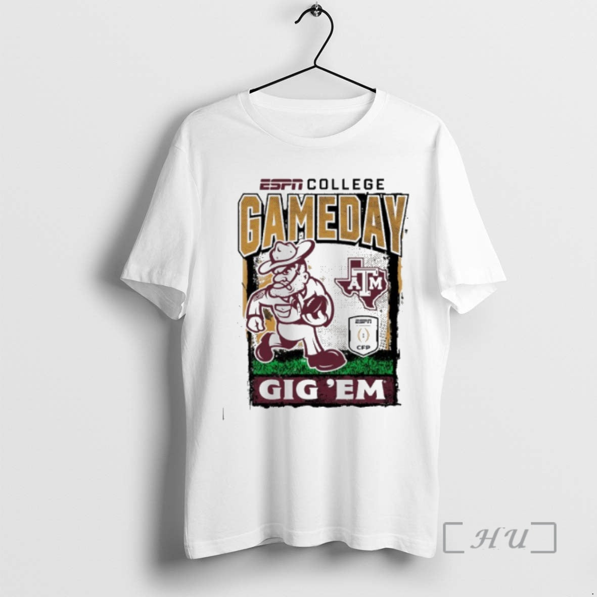 Officials Texas Am Cfp Gameday 1st Round Mascot Gig Em T-Shirts, Hoodie, Sweatshirt | InkRitualCo.com