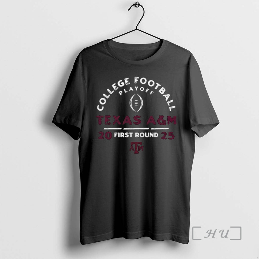 Officials Texas Am Aggies College Football Playoff 2025 First Round T-Shirts, Hoodie, Sweatshirt | InkRitualCo.com