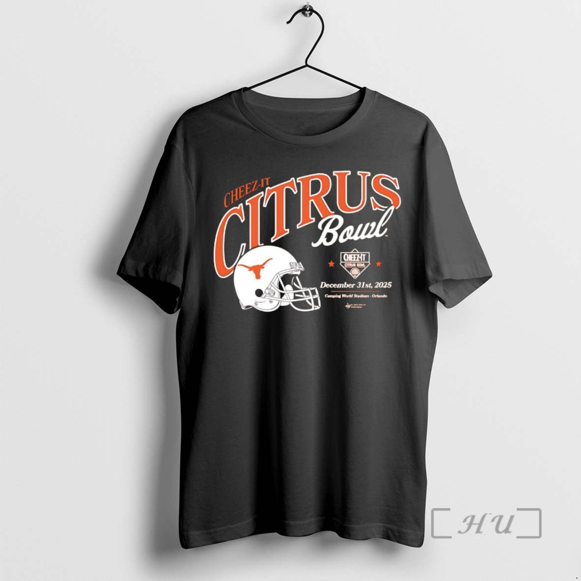 Officials Texas Longhorns 2025 Cheez It Citrus Bowl Helmet Chriast T-Shirts, Hoodie, Sweatshirt | InkRitualCo.com