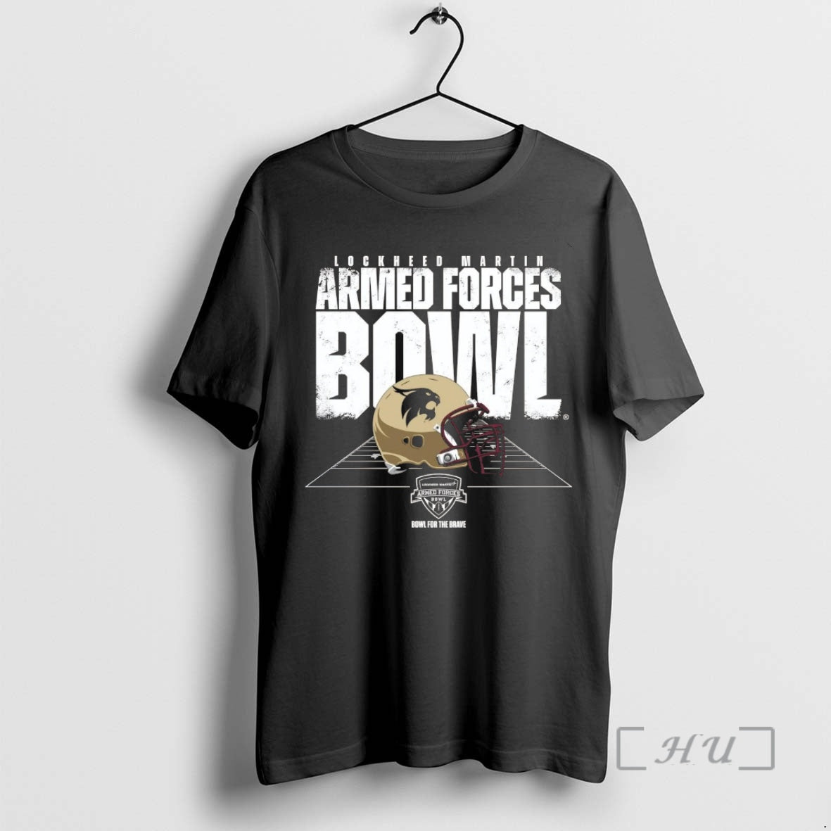 Officials Texas State Bobcats 2026 Armed Forces Bowl Helmet Chriast T-Shirts, Hoodie, Sweatshirt | InkRitualCo.com