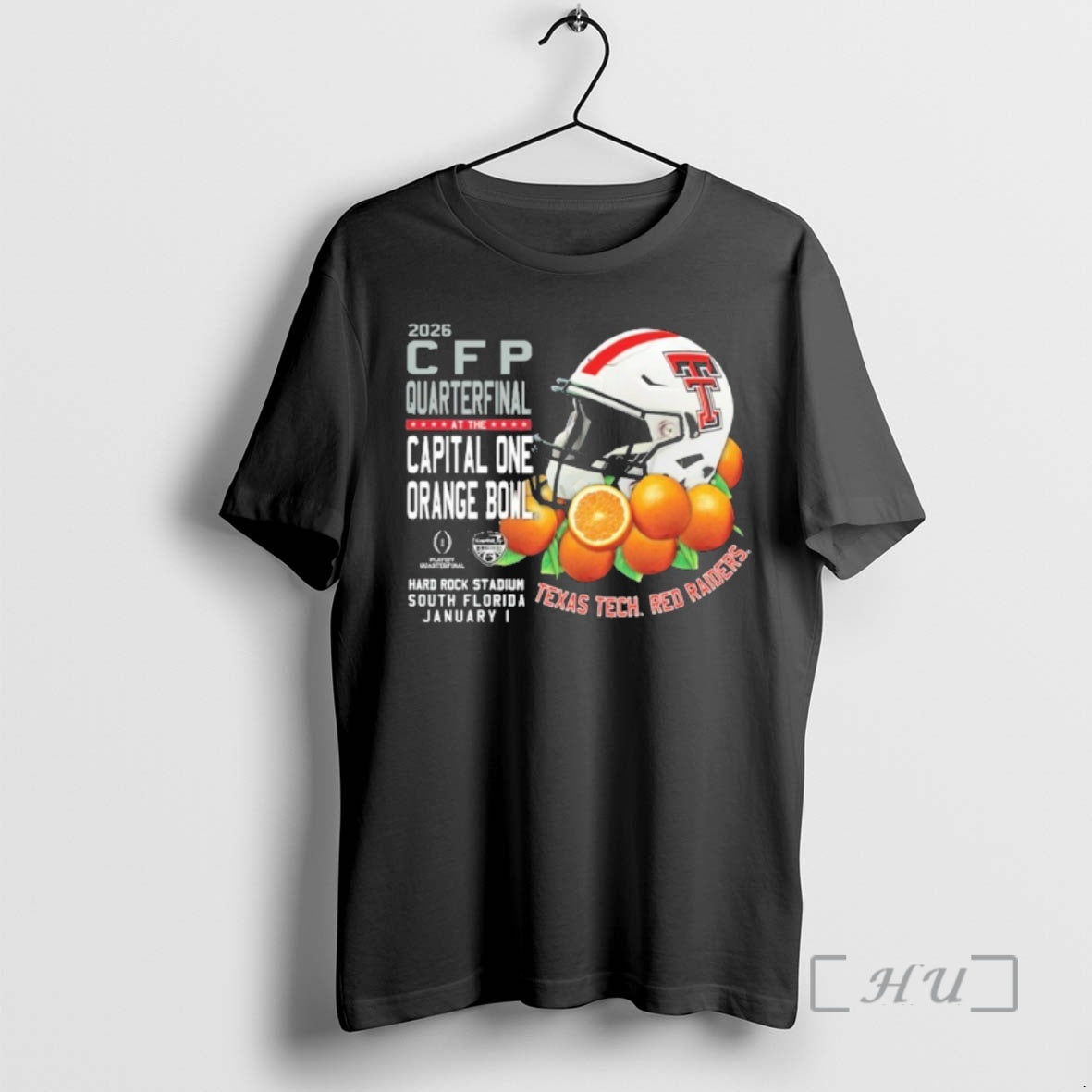 Officials Texas Tech Cfp Quarterfinal Capital One Orange Bowl Bed Oranges T-Shirts, Hoodie, Sweatshirt