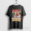 Officials Texas Tech Red Raiders Football 2025 Big 12 Champions Mascot 2 Sided Premium T-Shirts, Hoodie, Sweatshirt