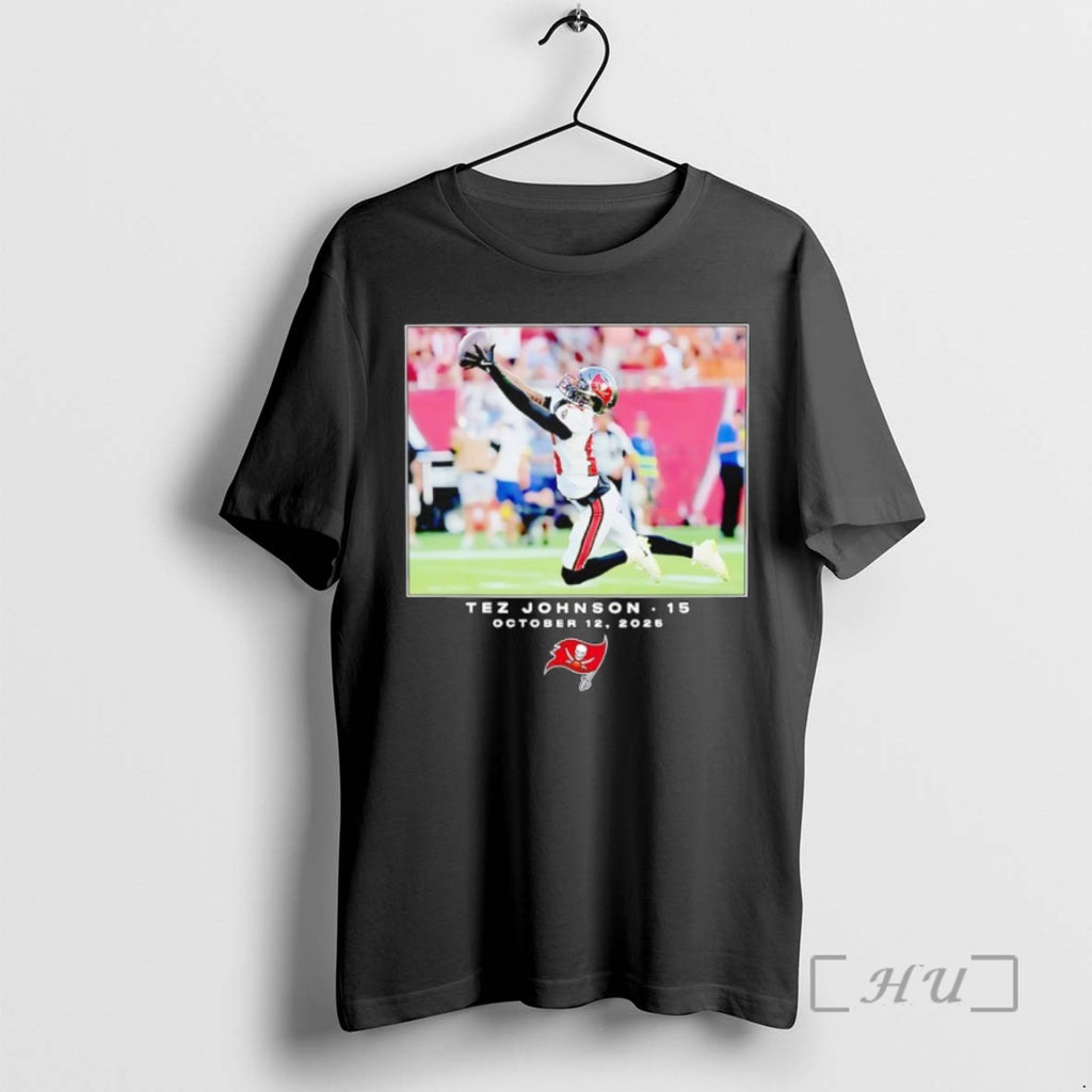 Officials Tez Johnson Tampa Bay Buccaneers Football 2025 Photo T-Shirts, Hoodie, Sweatshirt | InkRitualCo.com