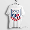 Officials The American Legion Family Usa 250 Challenge Logo T-Shirts, Hoodie, Sweatshirt | InkRitualCo.com