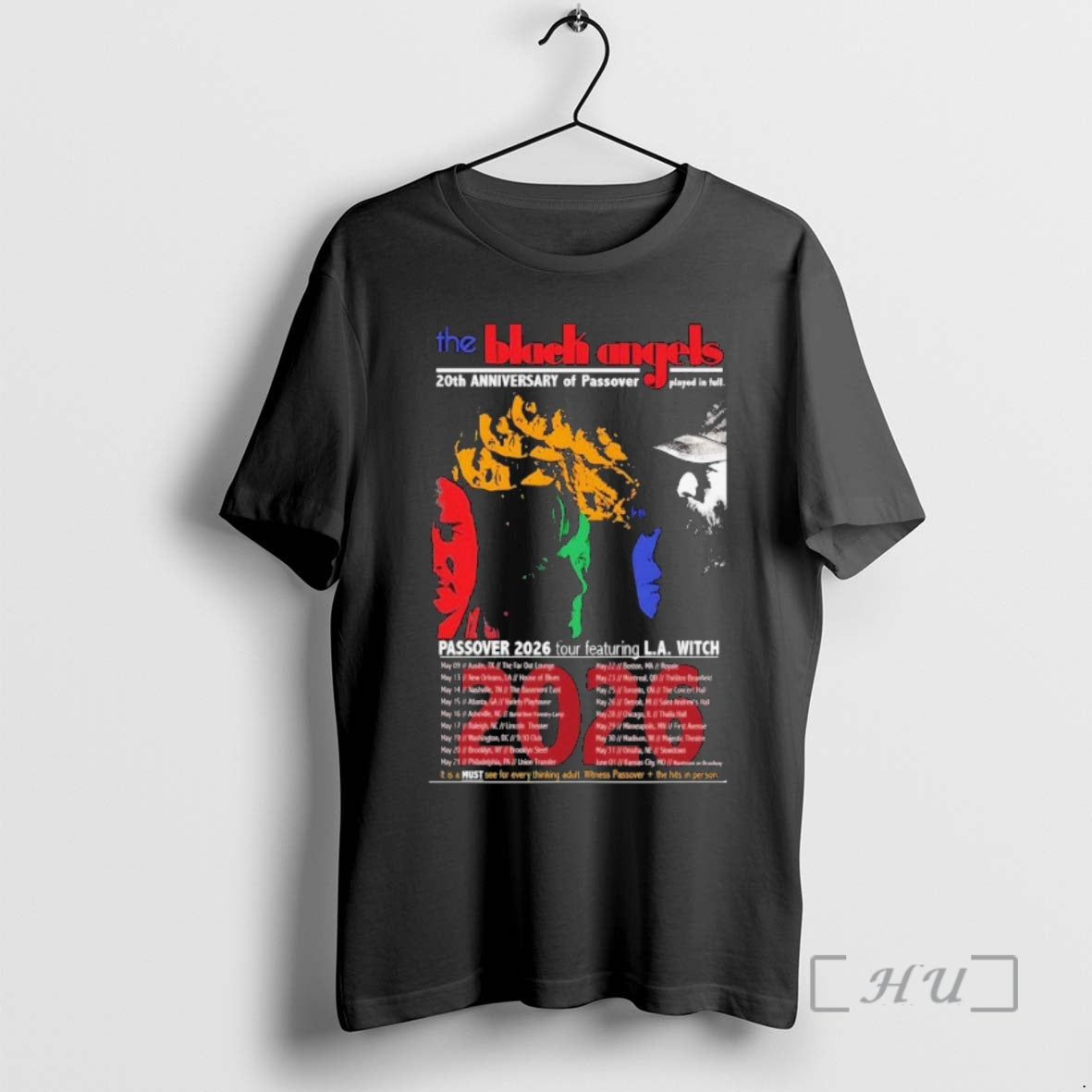 Officials The Black Angels 20th Anniversary Of Passover 2026 Tour T-Shirts, Hoodie, Sweatshirt | InkRitualCo.com