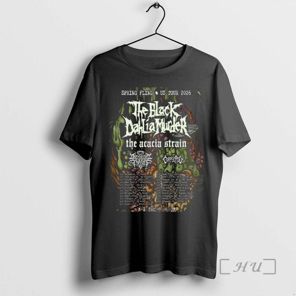 Officials The Black Dahlia Murder Spring Fling Us Tour 2026 T-Shirts, Hoodie, Sweatshirt | InkRitualCo.com