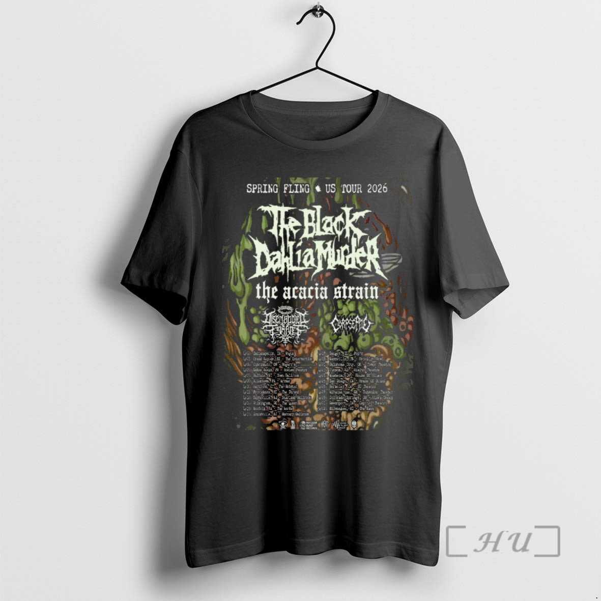 Officials The Black Dahlia Murder Spring Fling Us Tour 2026 T-Shirts, Hoodie, Sweatshirt | InkRitualCo.com