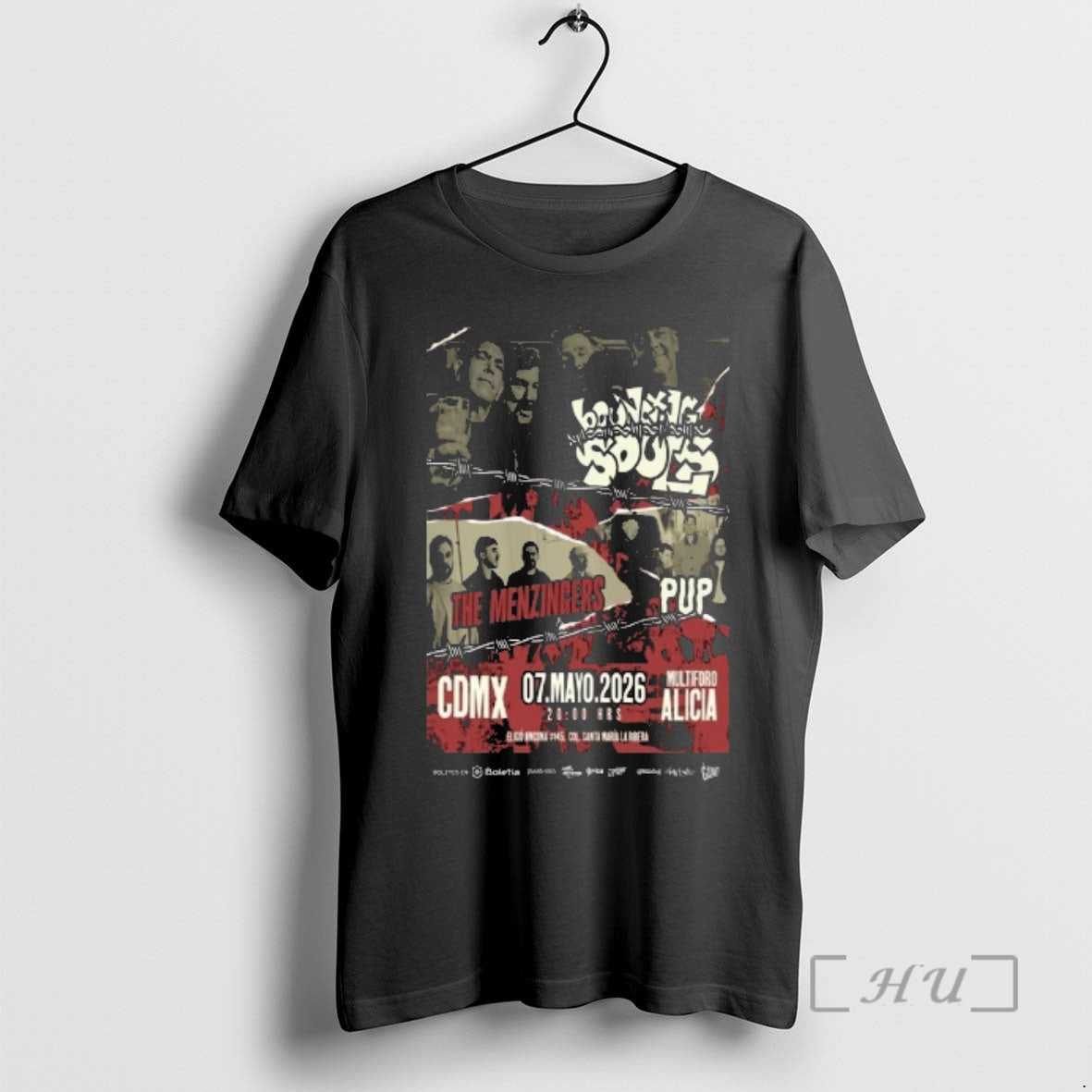 Officials The Bouncing Souls 7 Mayo 2026 Multiforo Alicia Mx T-Shirts, Hoodie, Sweatshirt | InkRitualCo.com