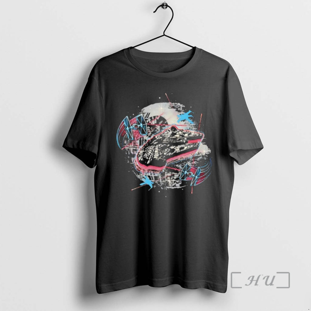 Officials The Great Galactic Battle A Space Battle Featuring The Millennium Falcon Premium T Shirts Hoodie, Sweatshirt