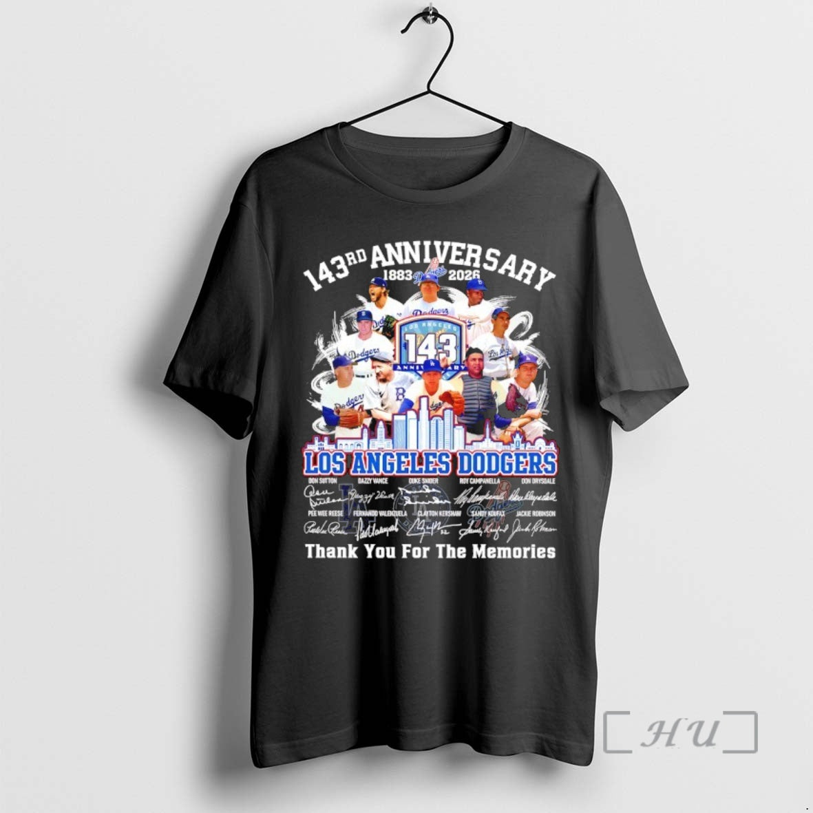 Officials The Los Angeles Dodgers 143rd Anniversary 1883 2026 Thank You For The Memories All T-Shirts, Hoodie, Sweatshirt