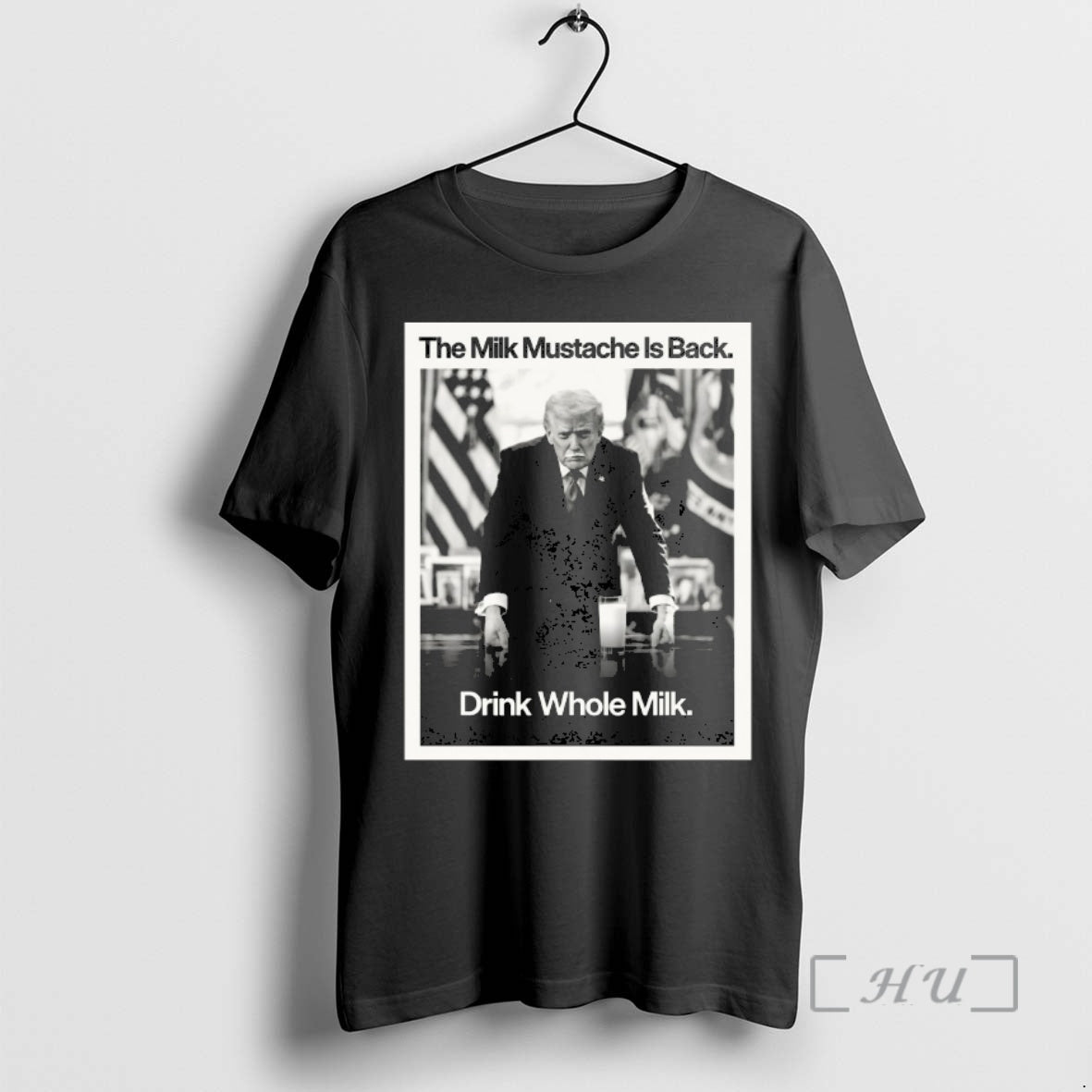 Officials The Milk Mustache Is Back Drink Whole Milk Trump T-Shirts, Hoodie, Sweatshirt | InkRitualCo.com