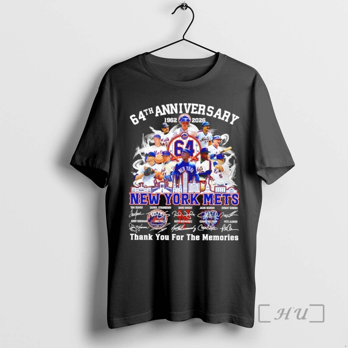 Officials The New York Mets 64th Anniversary 1962 2026 Thank You For The Memories All T-Shirts, Hoodie, Sweatshirt