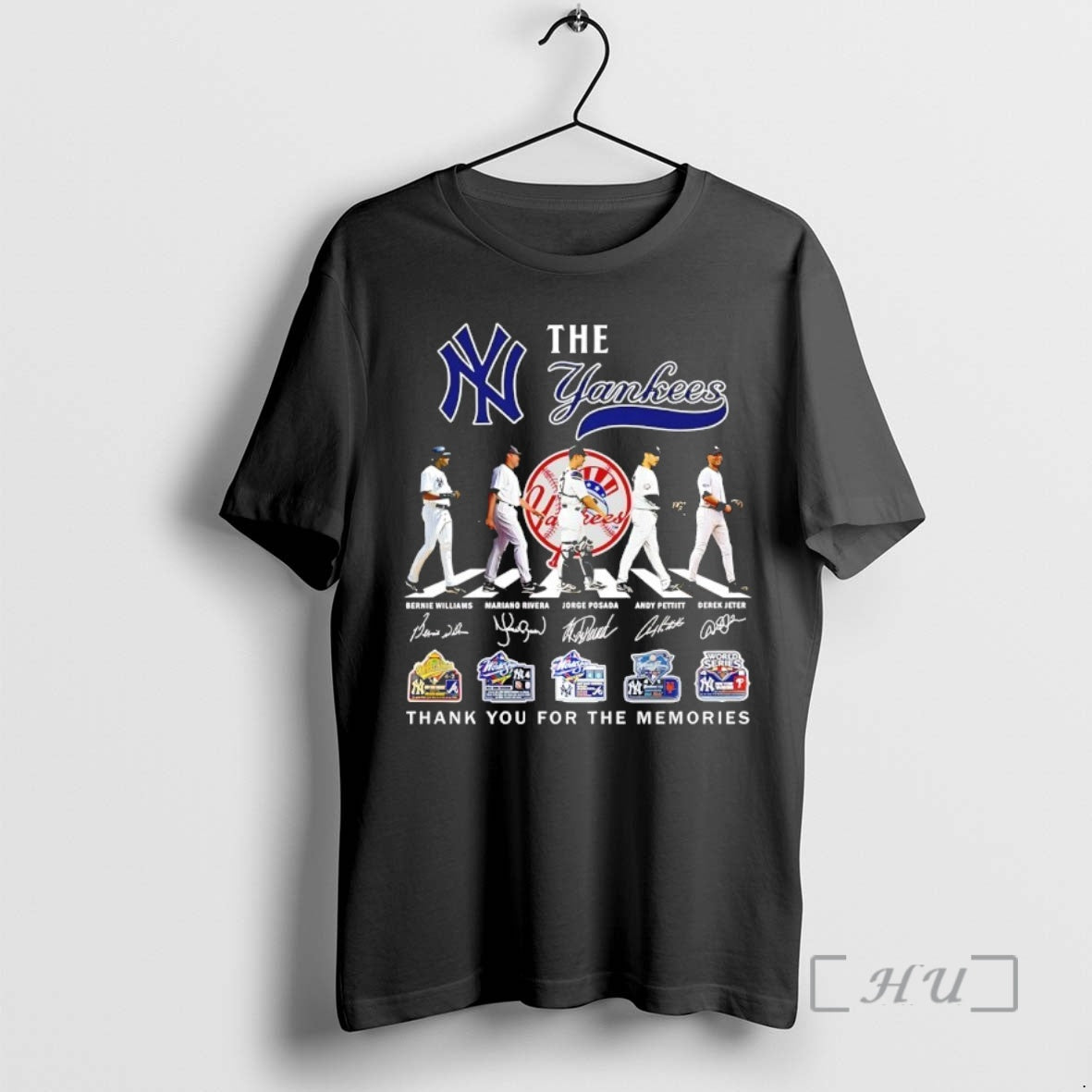 Officials The New York Yankees Core Five Abbey Road 2026 Thank You For The Memories T-Shirts, Hoodie, Sweatshirt