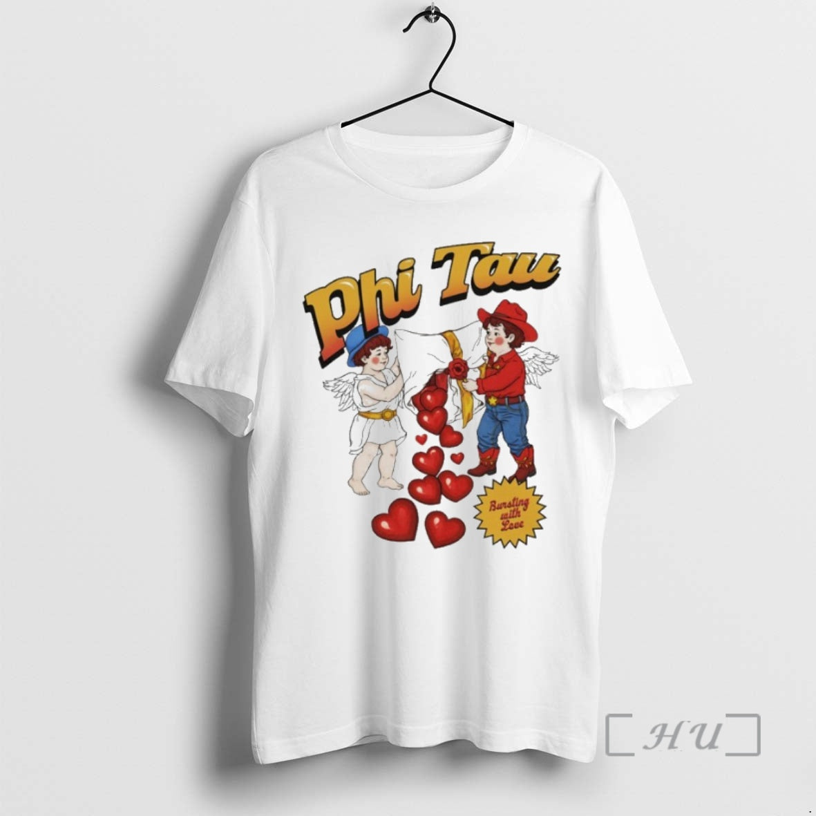 Officials The Phi Tau Burnsting With Love Valentines T-Shirts, Hoodie, Sweatshirt | InkRitualCo.com