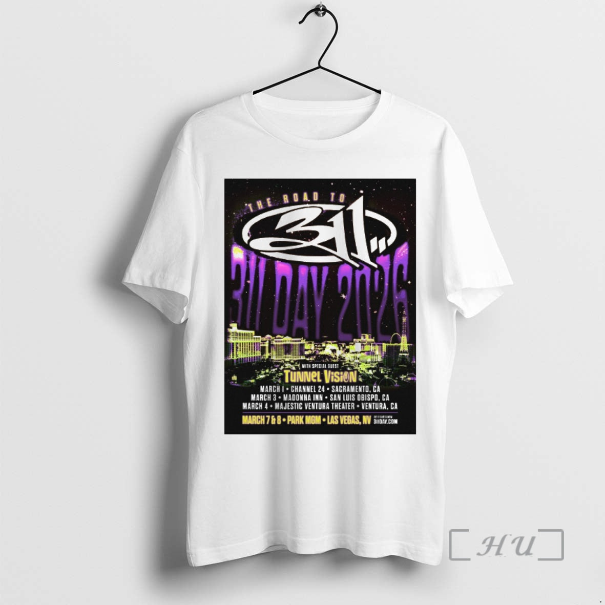Officials The Road To 311 Day 2026 Tour March March 7 8 Las Vegas Nv T-Shirts, Hoodie, Sweatshirt | InkRitualCo.com