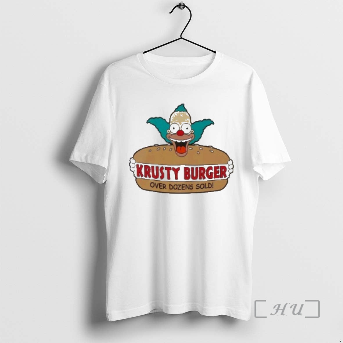Officials The Simpsons Krusty Burger Logo T-Shirts, Hoodie, Sweatshirt | InkRitualCo.com