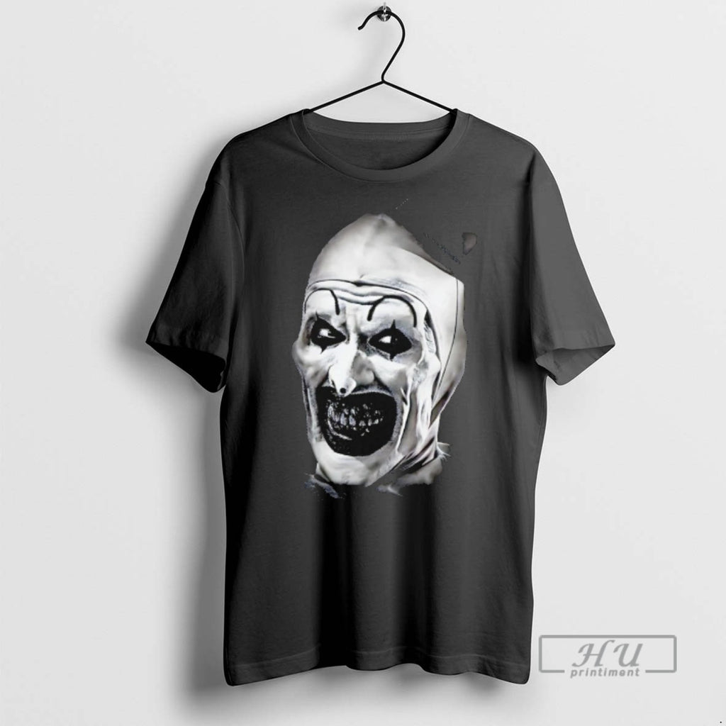 Officials The Terrifier Horror Character Big Face Halloween T Shirts Hoodie, Sweatshirt | InkRitualCo.com