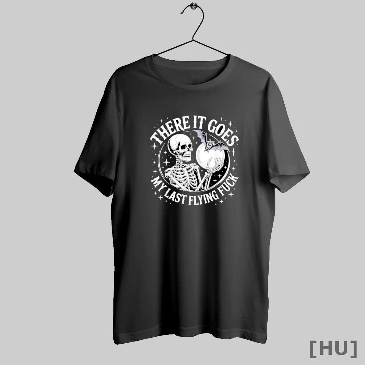 Officials There It Goes My Last Flying Fuck Funny Skeleton Bat Moon Halloween T-Shirts, Hoodie, Sweatshirt | InkRitualCo.com