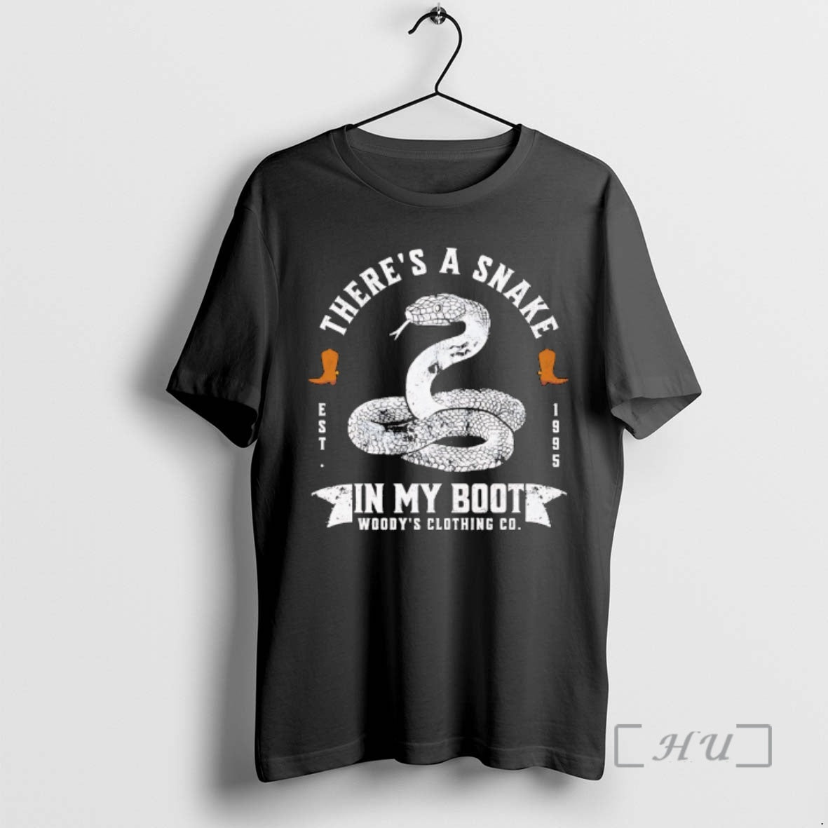 Officials Theres A Snake In My Boot By Woodys Clothing Co Premium T Shirts Sweater Hoodie, Sweatshirt | InkRitualCo.com
