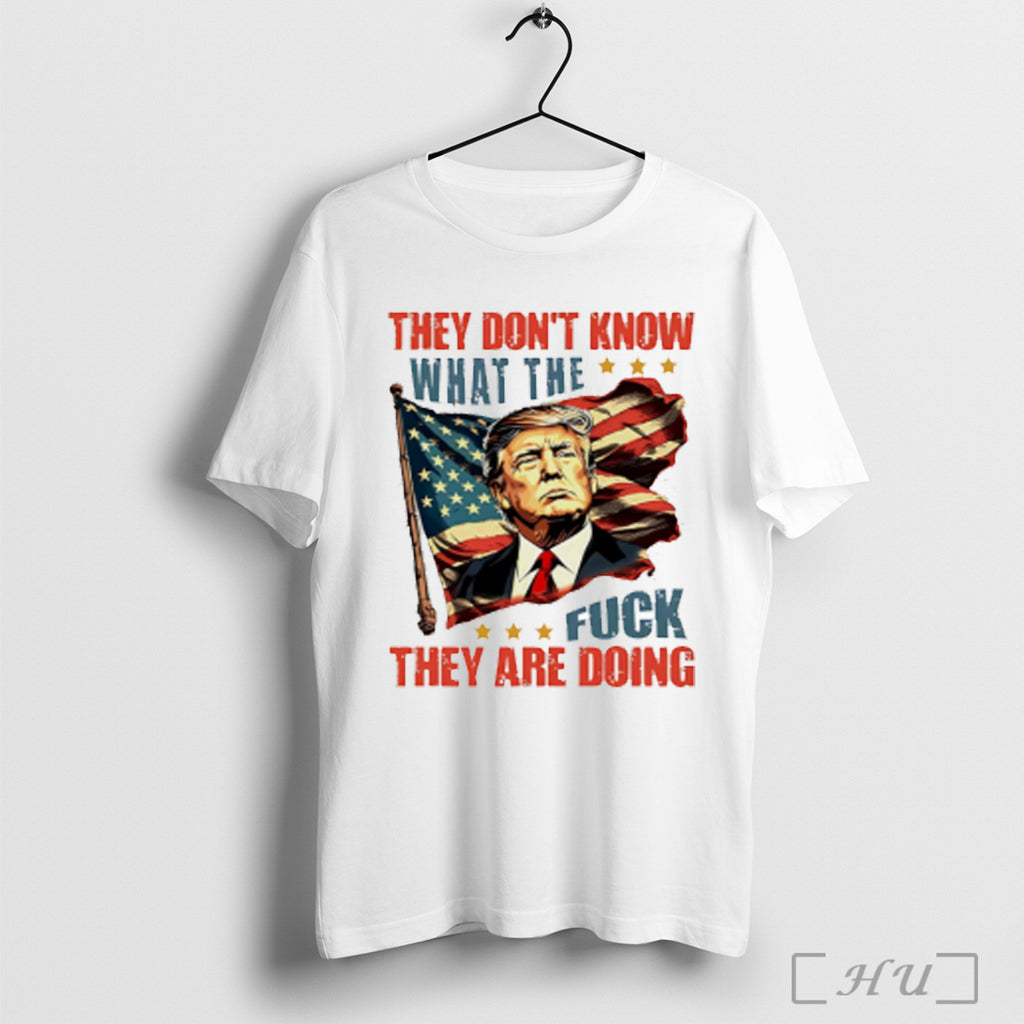 Officials They Dont Know What The Fck They Are Doing Trump Usa Flag T-Shirts, Hoodie, Sweatshirt | InkRitualCo.com