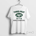 Officials Three Peat New York Jets World Champions T-Shirts, Hoodie, Sweatshirt | InkRitualCo.com
