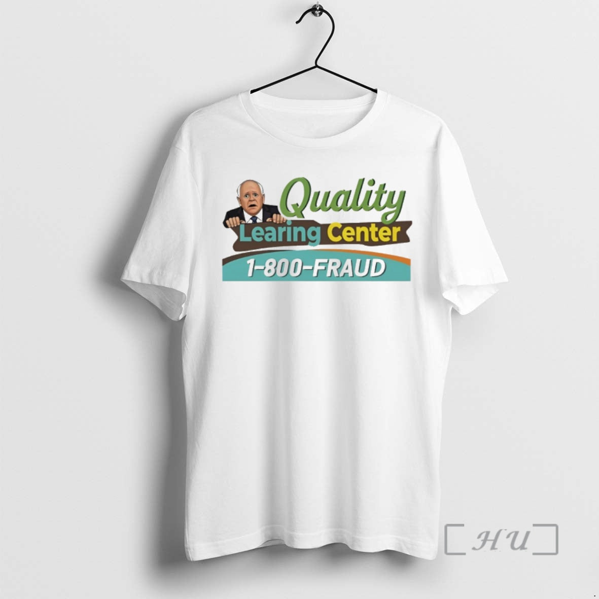 Officials Tim Walz Cartoon Quality Learning Center 1800 Fraud T-Shirts, Hoodie, Sweatshirt | InkRitualCo.com