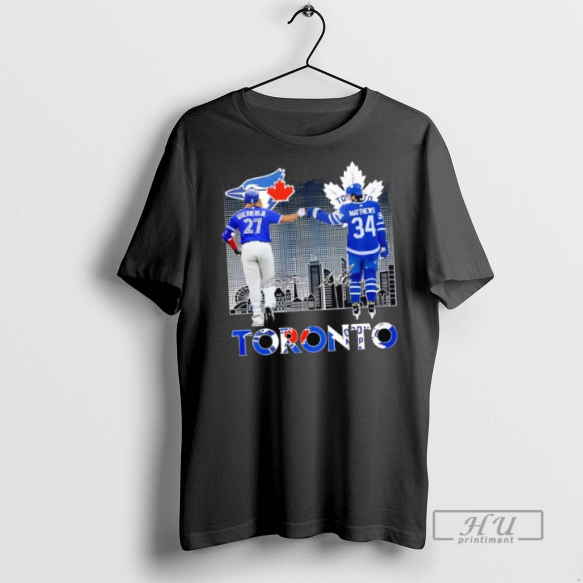 Officials Toronto Green Jays X Maple Leaf Vladimir Guerrero Jr Auston Matthews Signatures T-Shirts, Hoodie, Sweatshirt