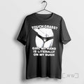 Officials Touch Grass Girl My Hand Is Literally On My Bush Girl Sexy Premium T-Shirts, Hoodie, Sweatshirt | InkRitualCo.com