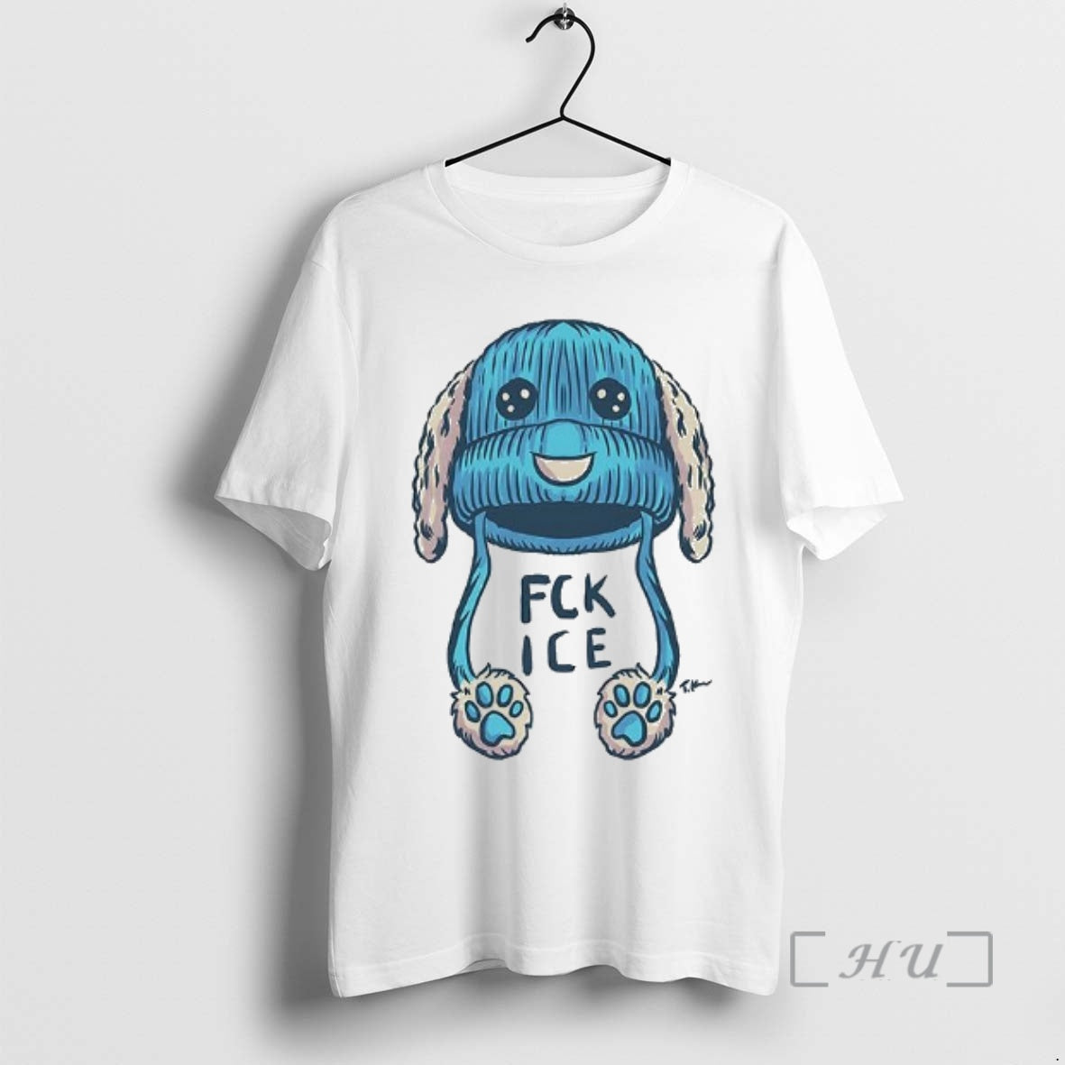 Travis Knight Fuck Ice Blue Beanie Woman T-Shirts, Hoodie, Sweatshirt | InkRitualCo.com