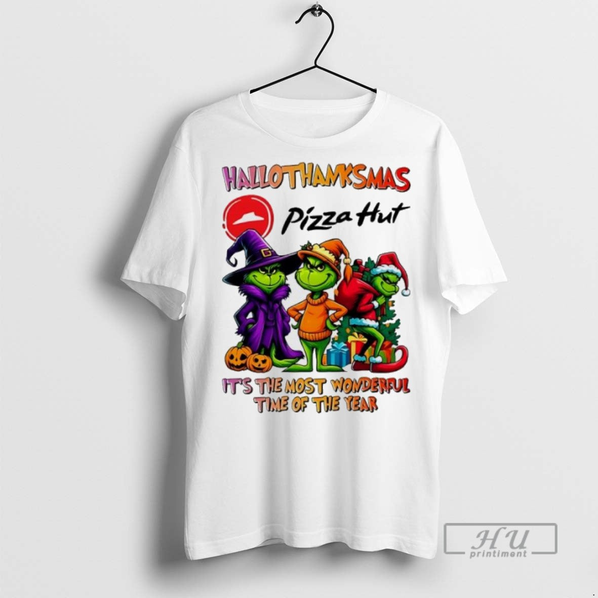 Officials Trending 2025 Grinch X Pizza Hut Its The Most Wonderful Time Of The Year T-Shirts, Hoodie, Sweatshirt