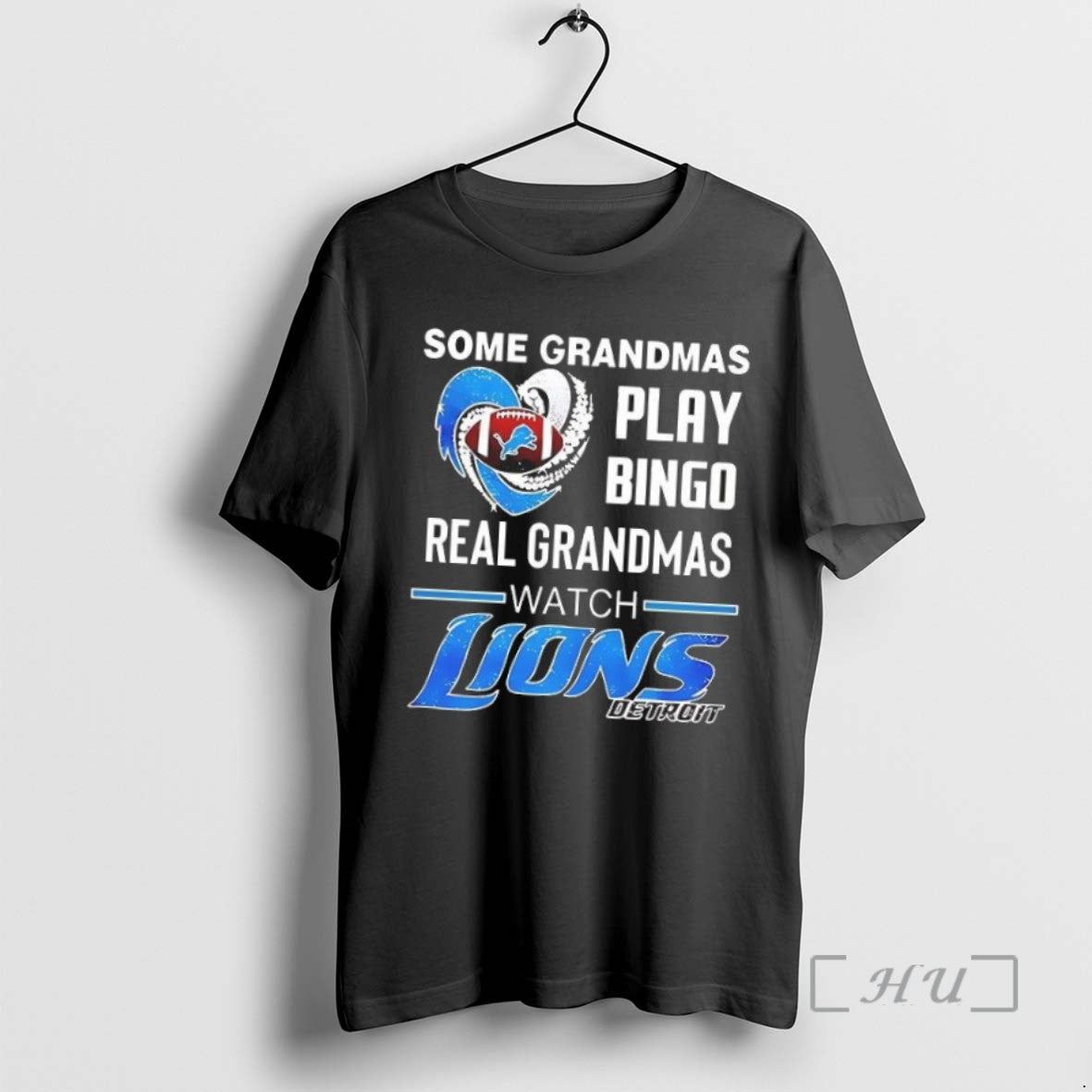 Officials Trending Awesome Some Grandmas Play Bingo Real Grandmas Watch Detroit Lions Football T-Shirts, Hoodie, Sweatshirt