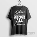 Officials Trending Justin Fields Wearing Jesus Is The Name Above All Names Graphic T-Shirts, Hoodie, Sweatshirt