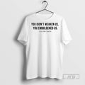 Officials Trending You Didnt Weaken Us You Emboldened Us Live Like Charlie Ornaments T-Shirts, Hoodie, Sweatshirt