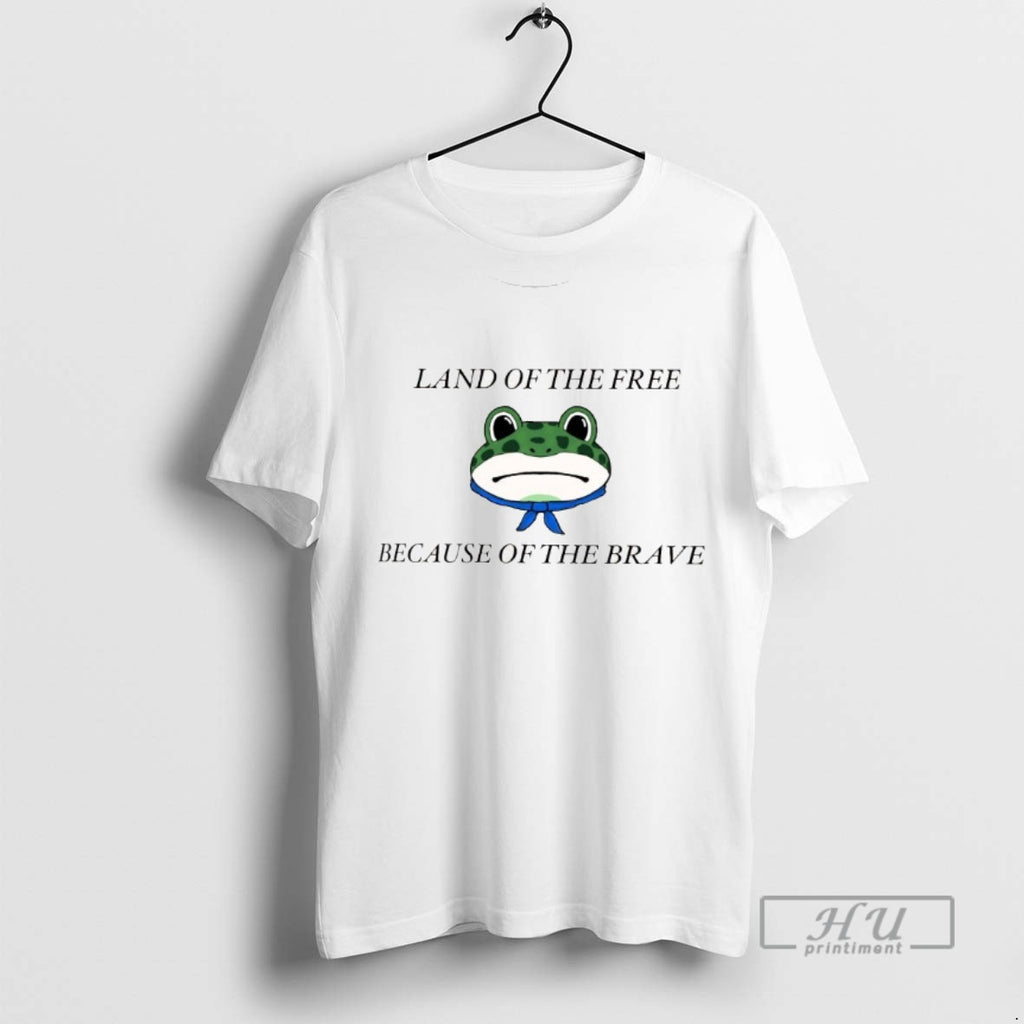 Officials Trending Land Of The Free Because Of The Brave Portland Frog Protest T-Shirts, Hoodie, Sweatshirt | InkRitualCo.com