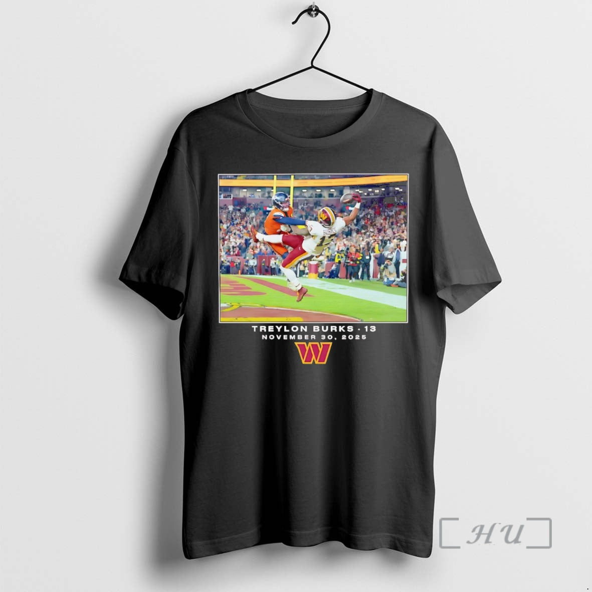 Officials Treylon Burks Moment Photo 2025 Washington Commanders T-Shirts, Hoodie, Sweatshirt | InkRitualCo.com