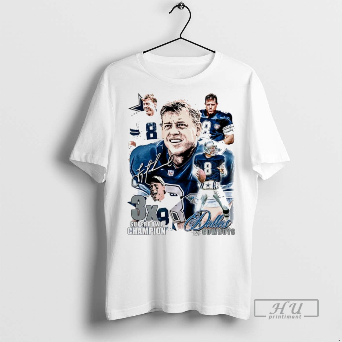 Officials Troy Aikman Dallas Cowboys 3x Superbowl Champion Signature Vintage T Shirts Hoodie, Sweatshirt | InkRitualCo.com