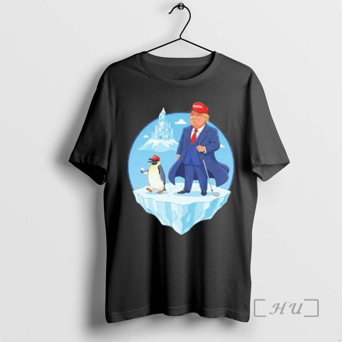 Officials Trump And Penguin In Greenland Maga T-Shirts, Hoodie, Sweatshirt | InkRitualCo.com